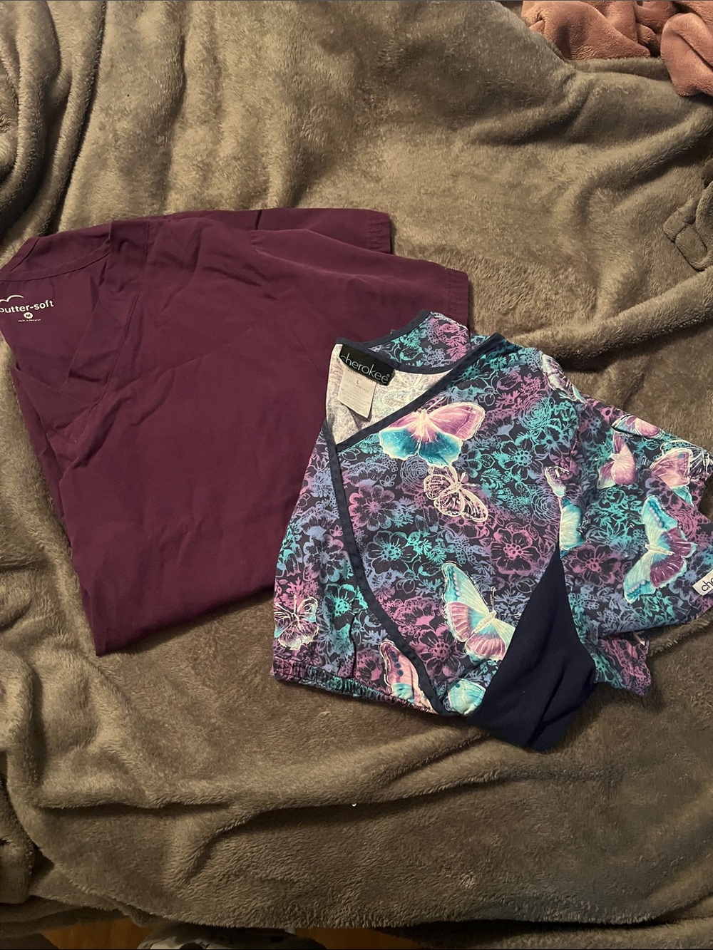 Two Scrub tops sold together